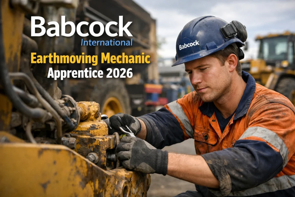 Babcock International Earthmoving Mechanic Apprentice 2026 2 Babcock International Earthmoving Mechanic Apprentice 2026