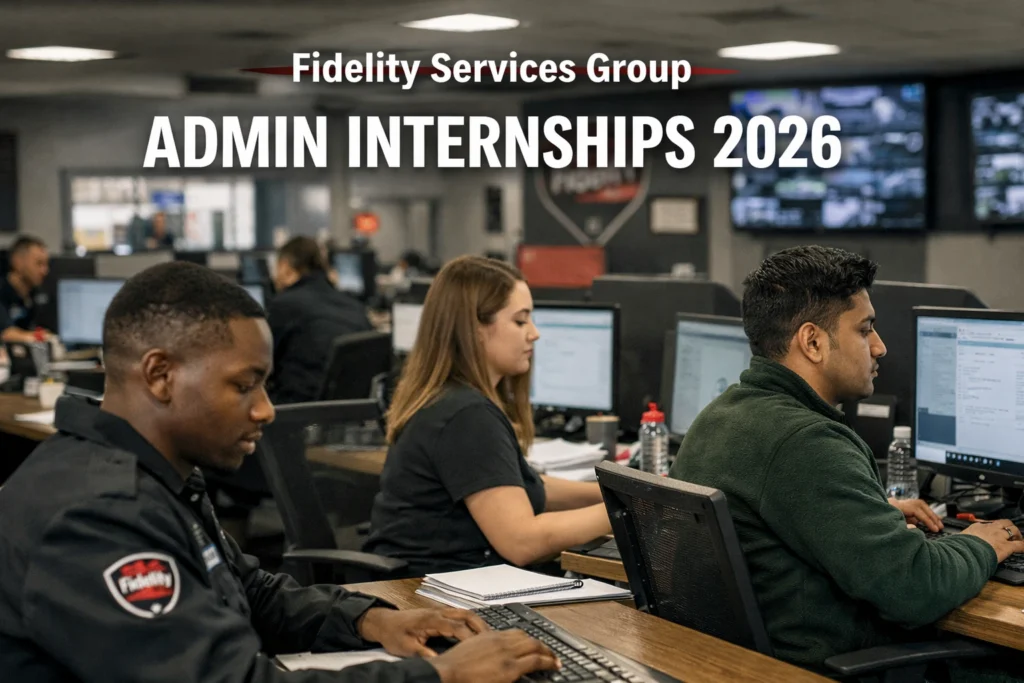 Fidelity Services Group Admin Internships 2026