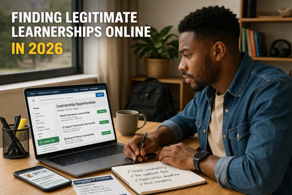 Finding Legitimate Learnerships Online in 2026