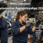 Motus Corporation Automotive Apprenticeships 2026