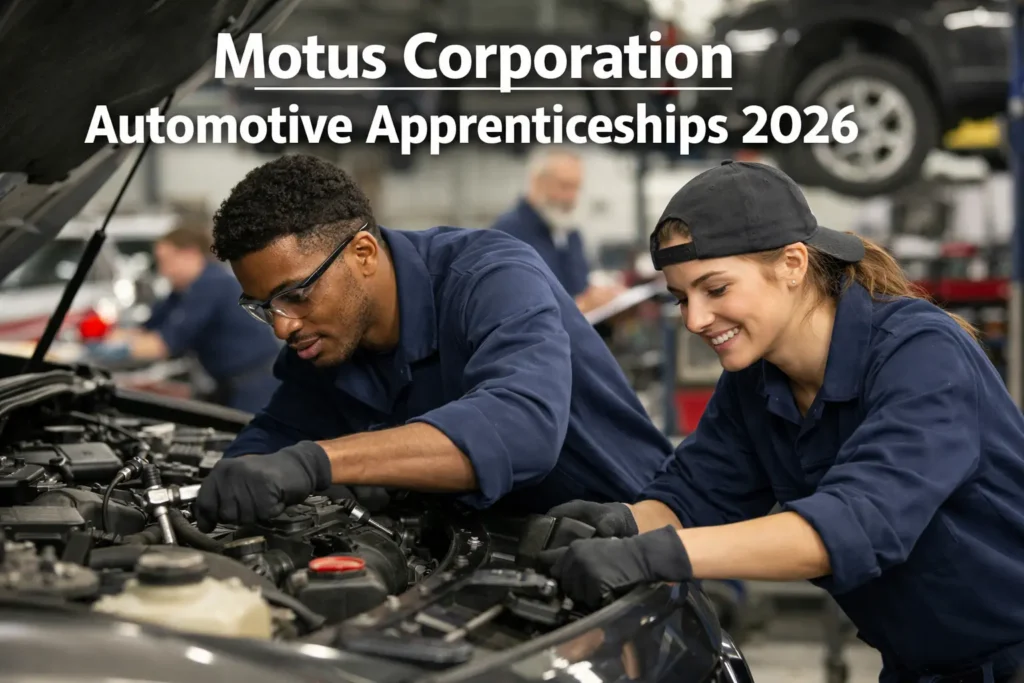 Motus Corporation Automotive Apprenticeships 2026 2 Motus Corporation Automotive Apprenticeships 2026