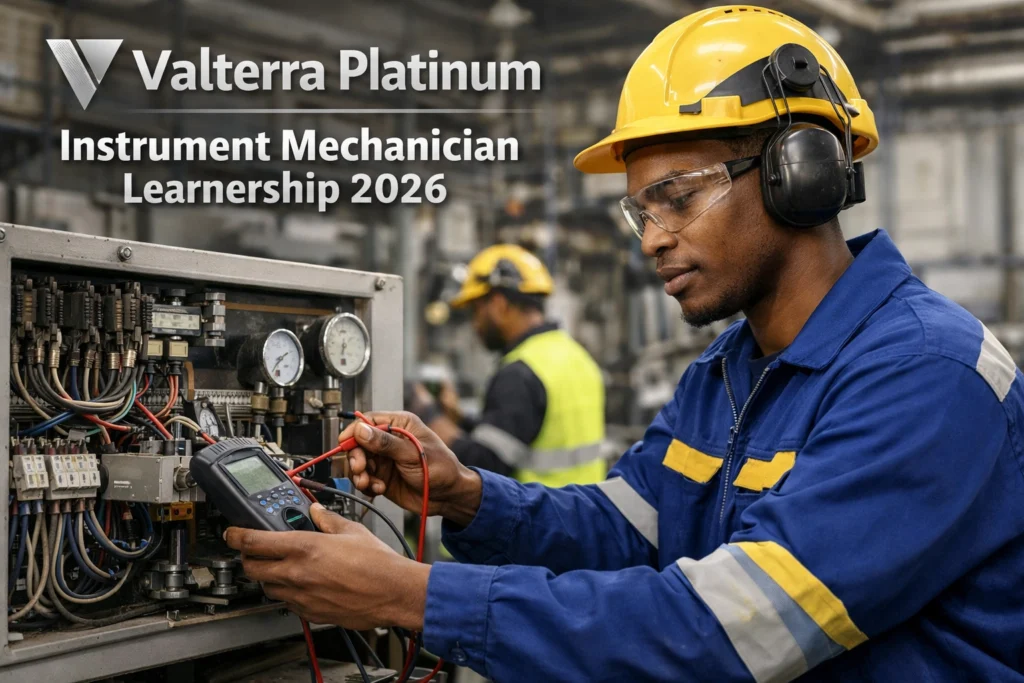 Valterra Platinum Instrument Mechanician Learnership 2026