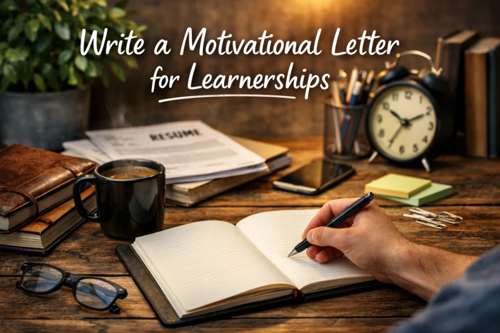 Write a Motivational Letter for Learnerships 2 write a motivational letter for learnerships with expert tips, structure, and real examples. Improve your chances of getting shortlisted in 2026.
