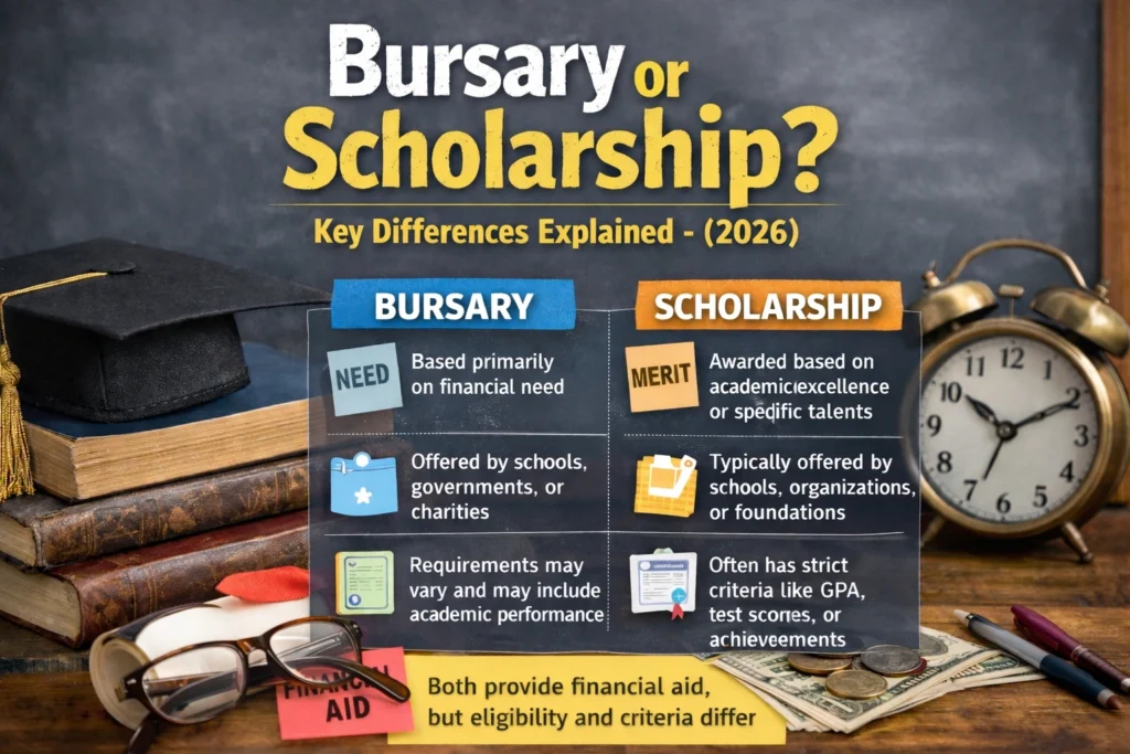 Bursary or Scholarship? Key Differences Explained