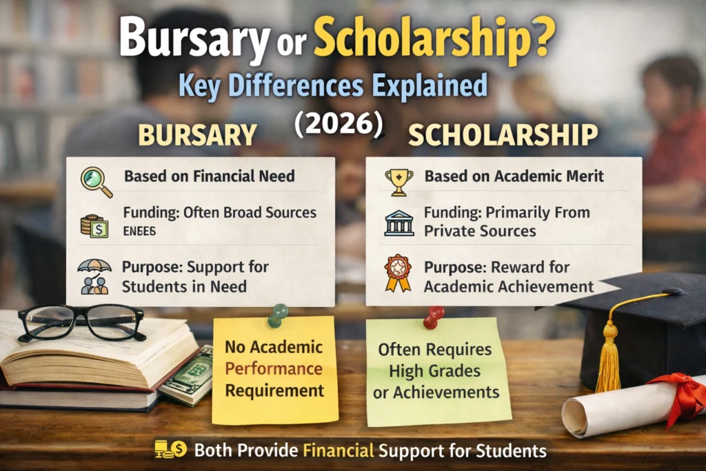 Bursary or Scholarship? Key Differences Explained