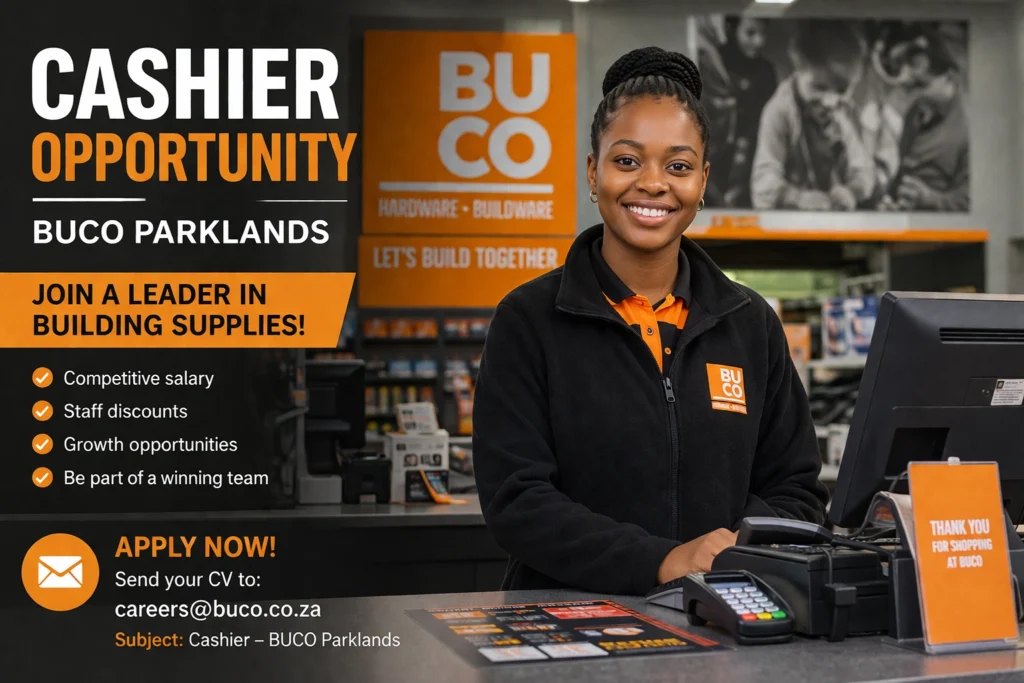 Cashier – BUCO Parklands