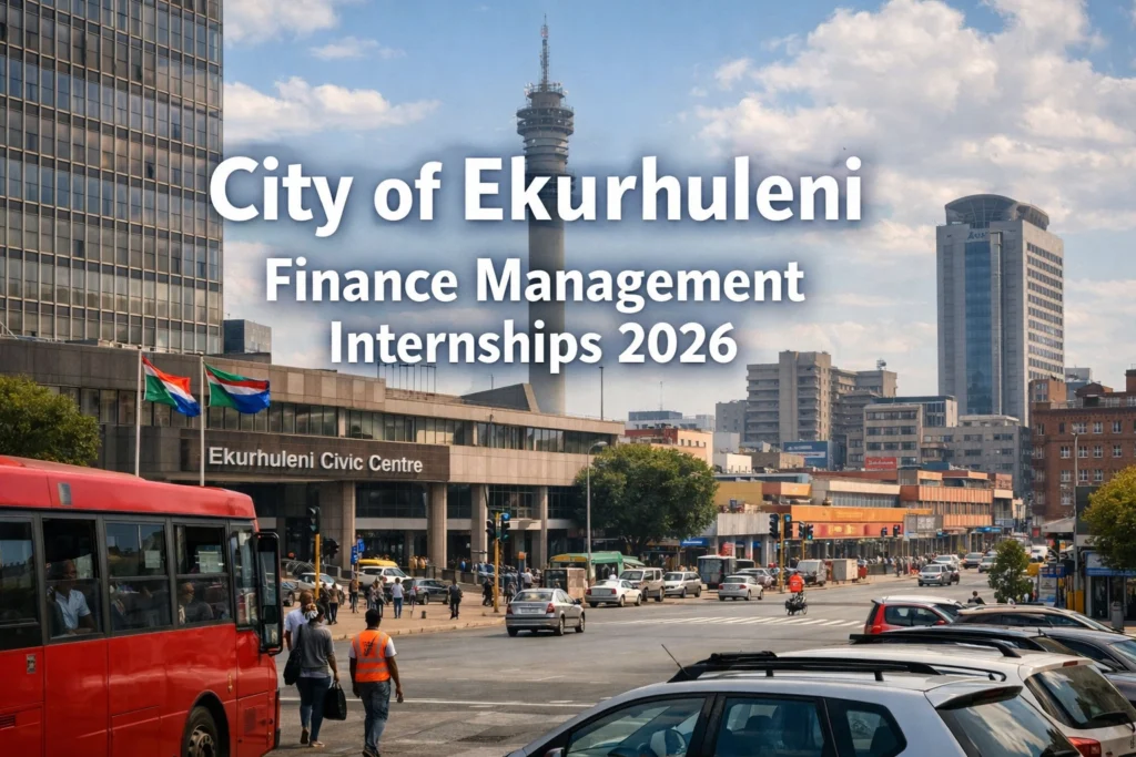 City of Ekurhuleni Finance Management Internships 2026 "City of Ekurhuleni Finance Management Internships 2026