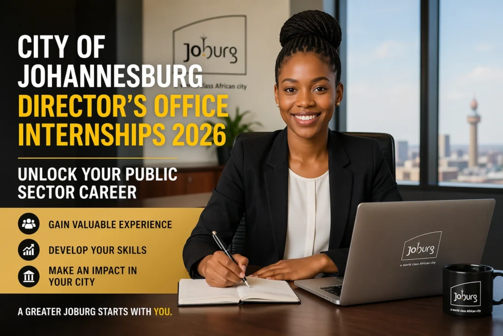 City of Johannesburg Director’s Office Internships 2026