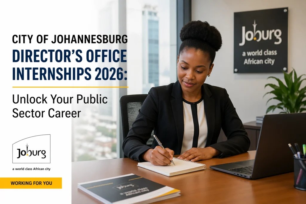City of Johannesburg Director’s Office Internships 2026