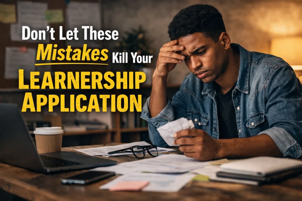 Don’t Let These Mistakes Kill Your Learnership Application