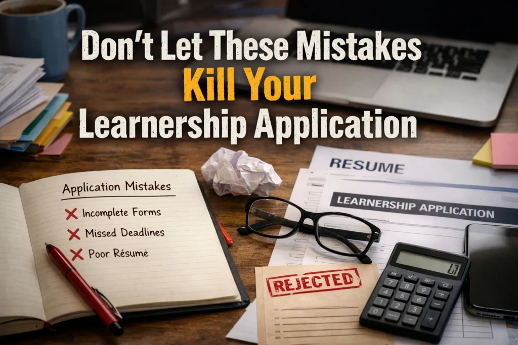 Don’t Let These Mistakes Kill Your Learnership Application