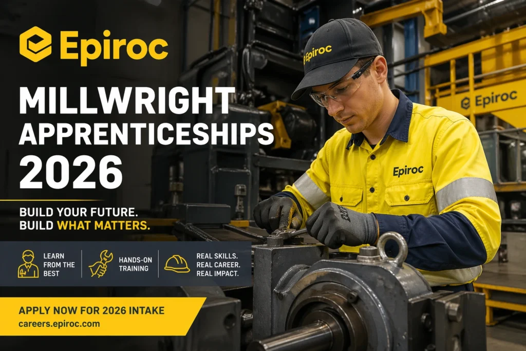 Epiroc Millwright Apprenticeships 2026