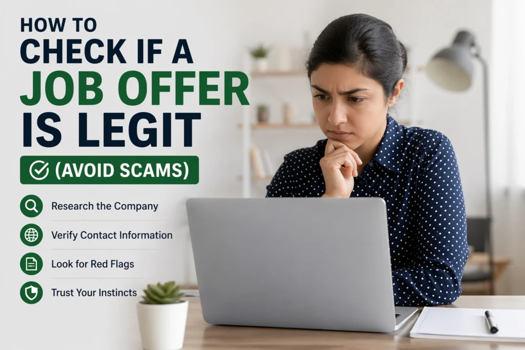 How to Check If a Job Offer Is Legit (Avoid Scams)