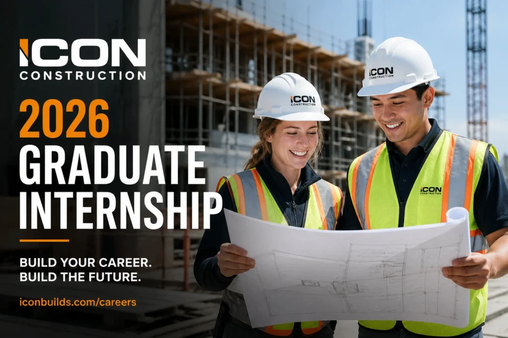 Icon Construction's 2026 Graduate Internship