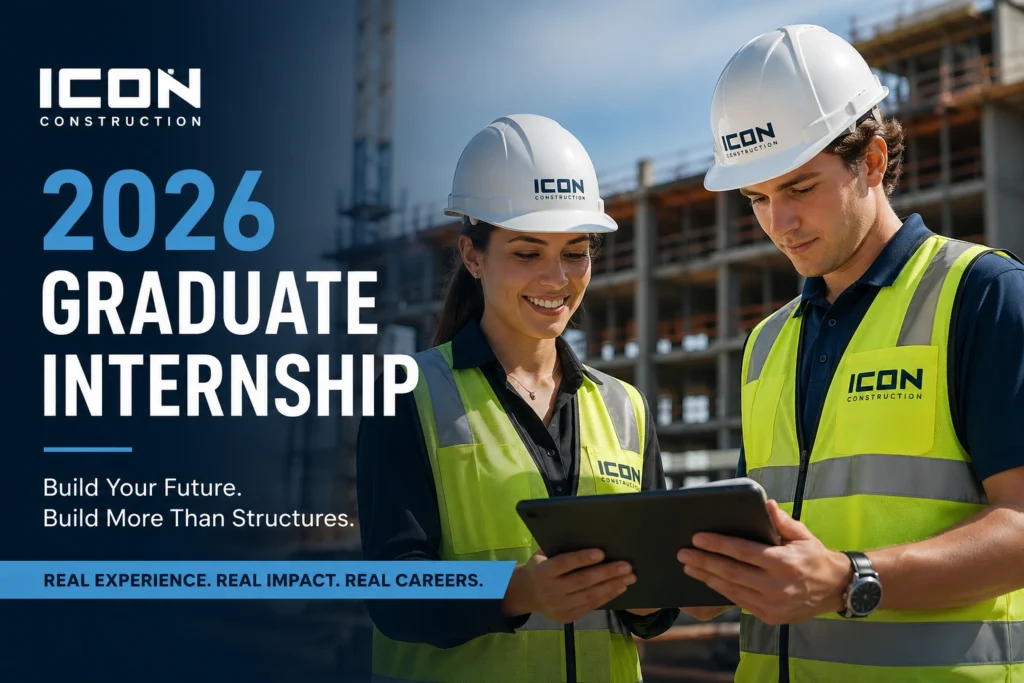 Icon Construction's 2026 Graduate Internship