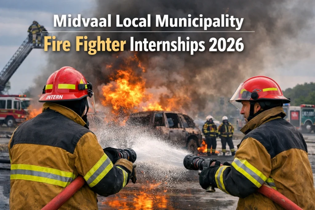 Midvaal Local Municipality Fire Fighter Internships 2026