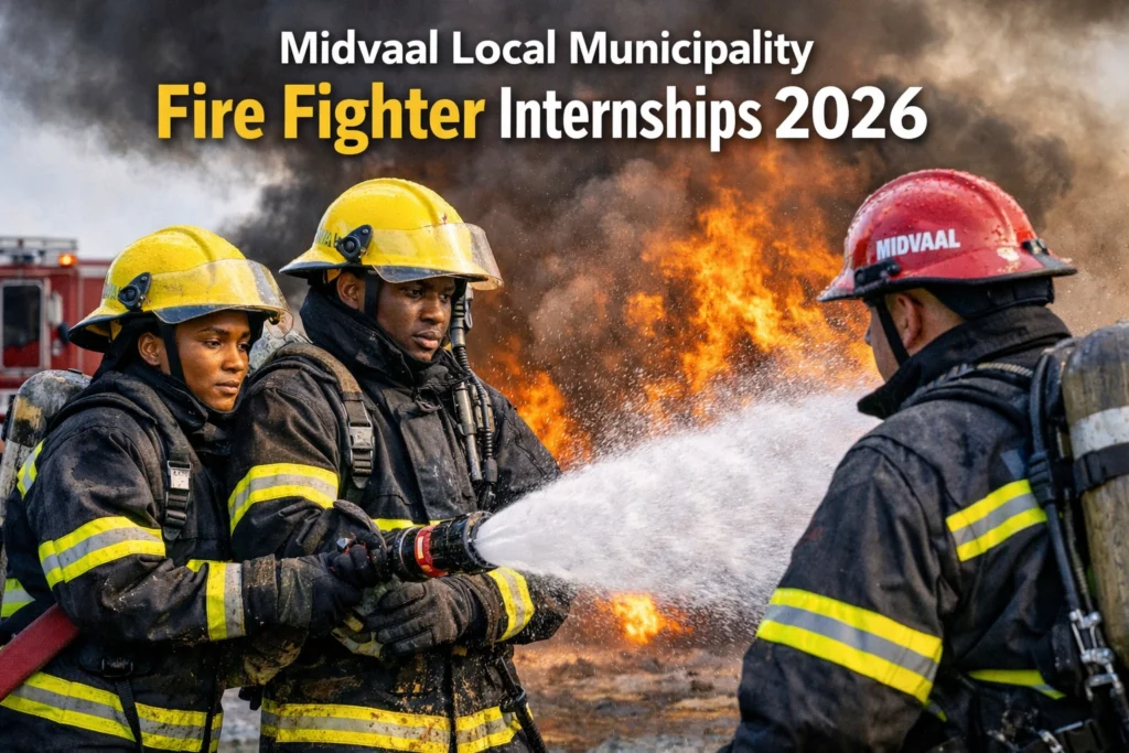 Midvaal Local Municipality Fire Fighter Internships 2026
