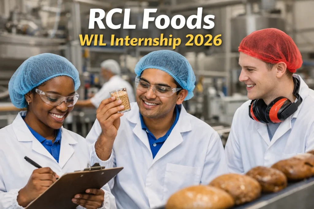 RCL Foods WIL Internship 2026