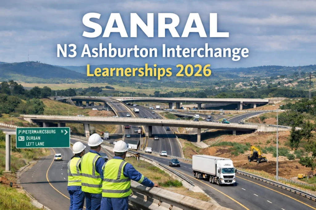 SANRAL N3 Ashburton Interchange Learnerships 2026