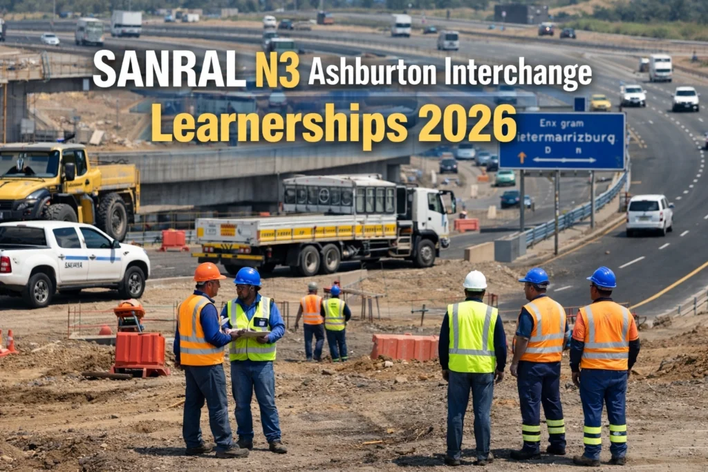 SANRAL N3 Ashburton Interchange Learnerships 2026