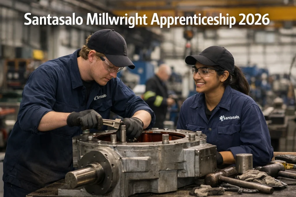 Santasalo Millwright Apprenticeship 2026 "Santasalo Millwright Apprenticeship 2026