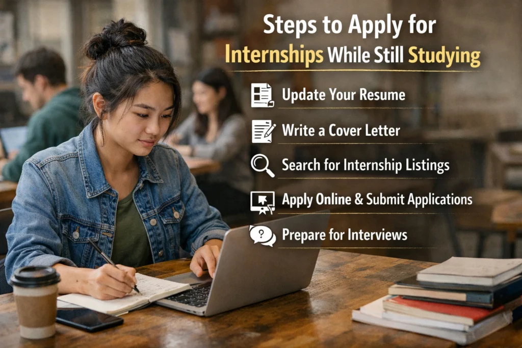 Steps to Apply for Internships While Still Studying