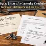 Things to Secure After Internship Completion