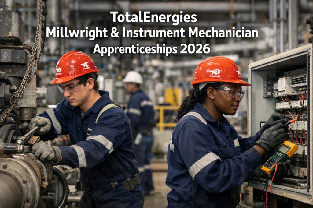 TotalEnergies Millwright & Instrument Mechanician Apprenticeships 2026