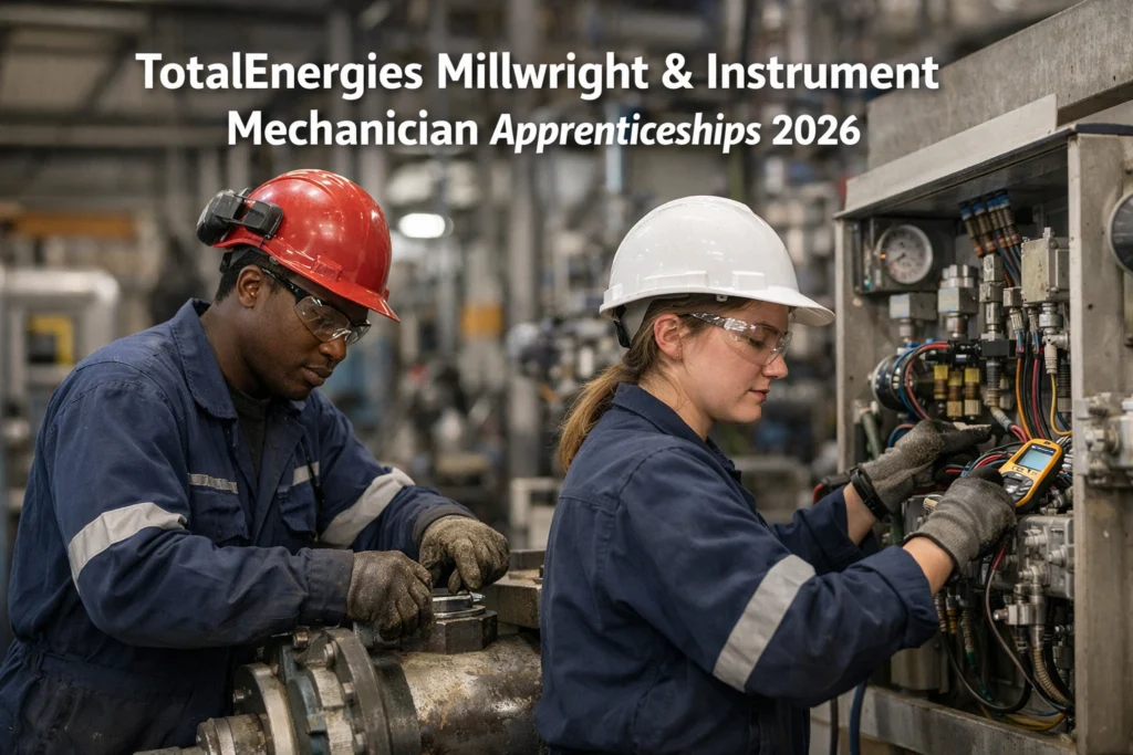 TotalEnergies Millwright & Instrument Mechanician Apprenticeships 2026 2 TotalEnergies Millwright & Instrument Mechanician Apprenticeships 2026