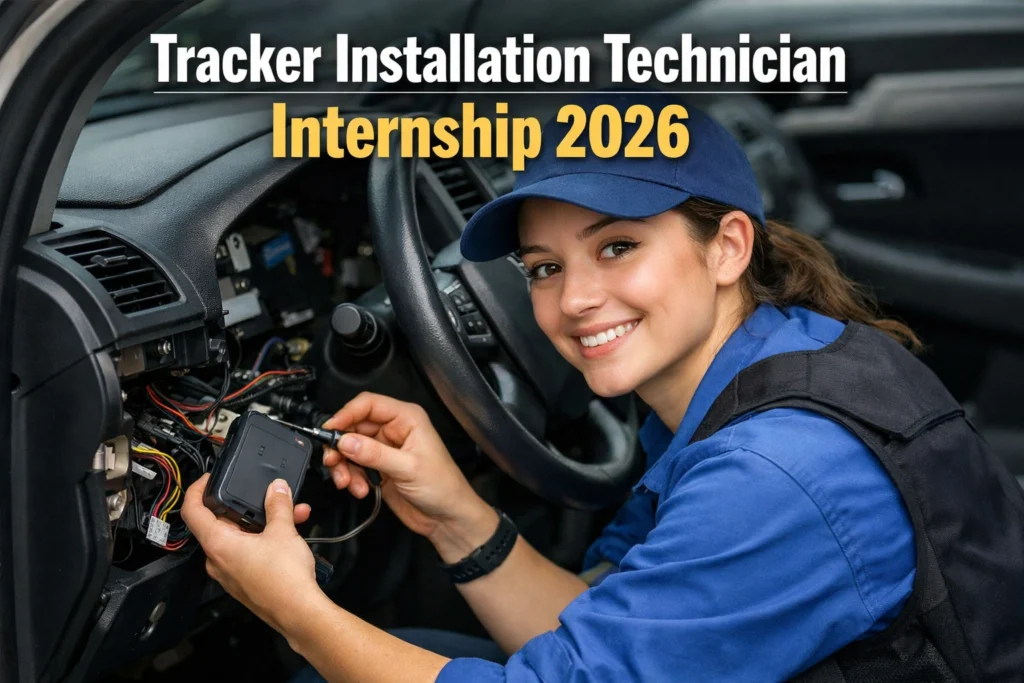 Tracker Installation Technician Internship 2026