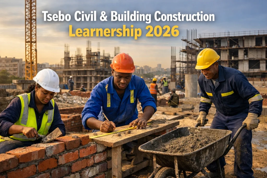 Tsebo Civil & Building Construction Learnership 2026