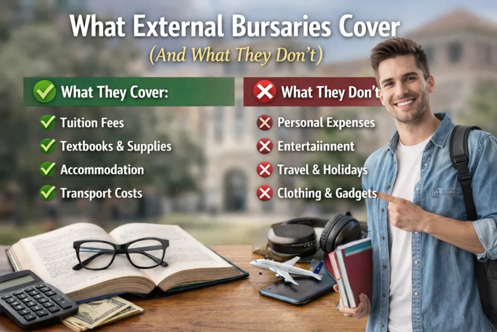 What External Bursaries Cover (And What They Don’t)