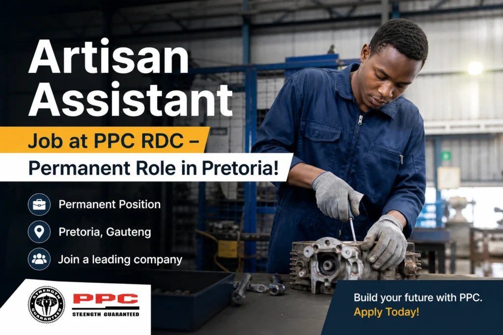 Artisan Assistant - Job at PPC RDC