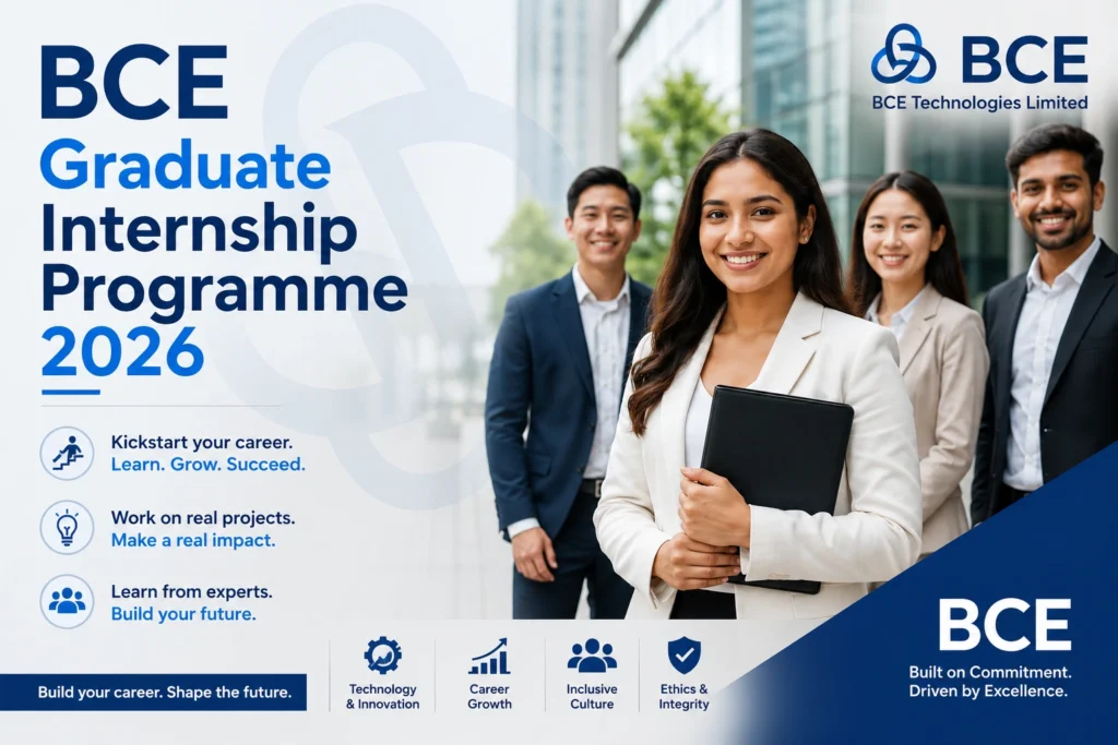 BCE Graduate Internship Programme 2026