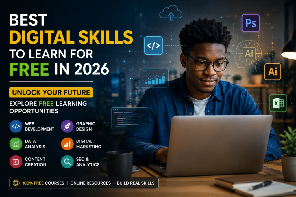 Best Digital Skills to Learn for Free in 2026