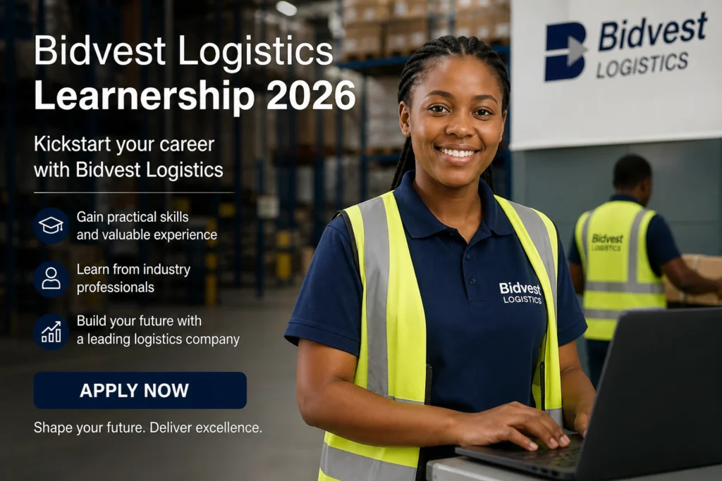 Bidvest Logistics Learnership 2026