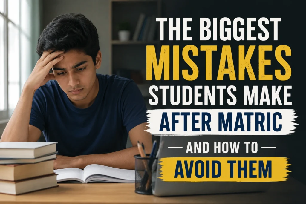 Biggest Mistakes Students Make After Matric
