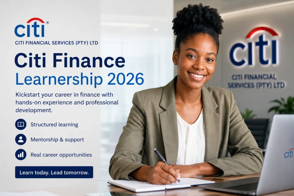Citi Finance Learnership 2026