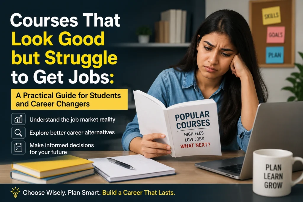 Courses That Look Good but Struggle to Get Jobs