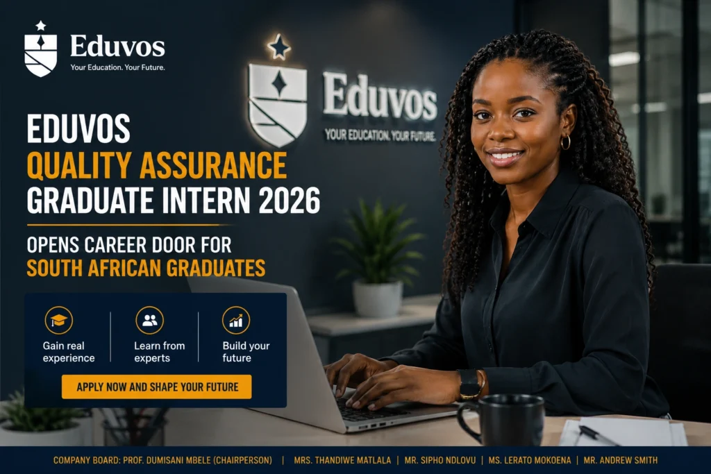 Eduvos Quality Assurance Graduate Intern 2026