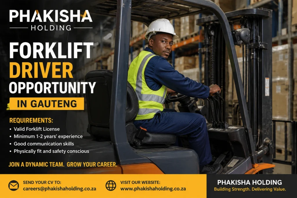 Forklift Driver Opportunity