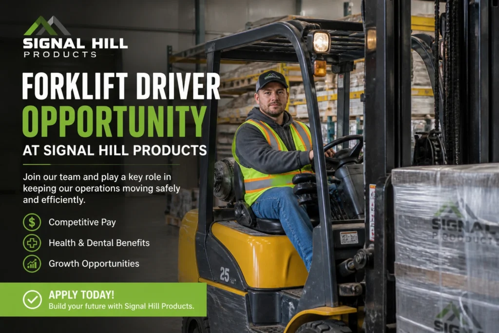 Forklift Driver Opportunity