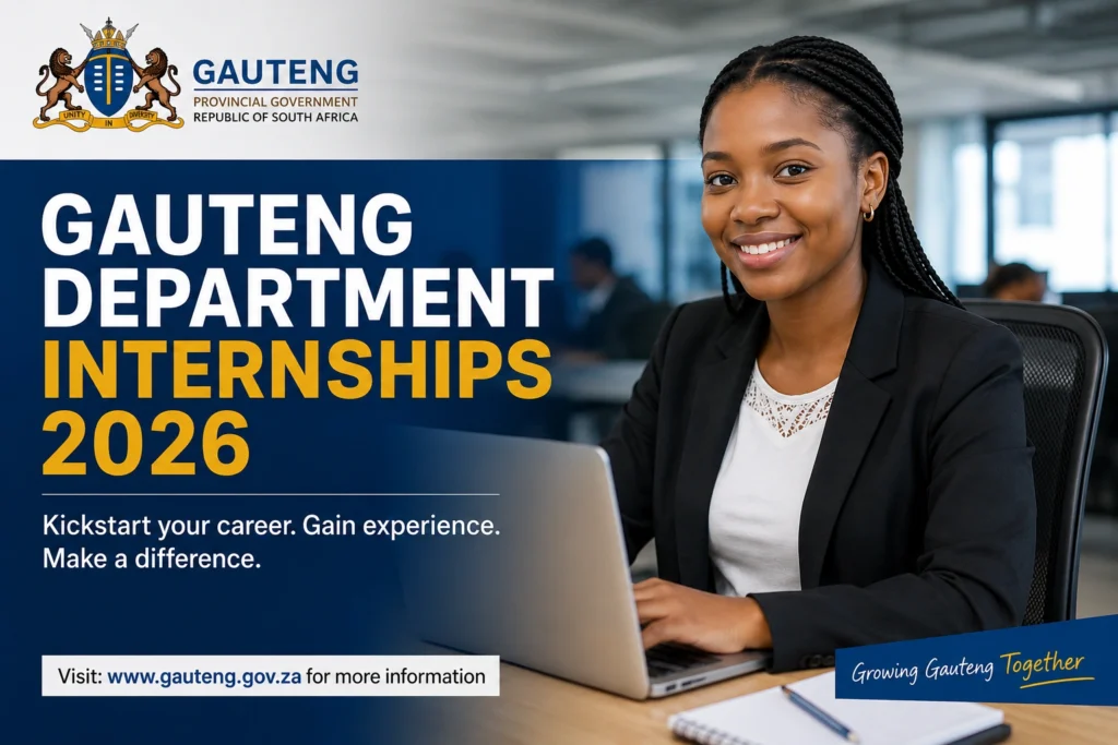 Gauteng Department Internships 2026 Gauteng Department Internships 2026