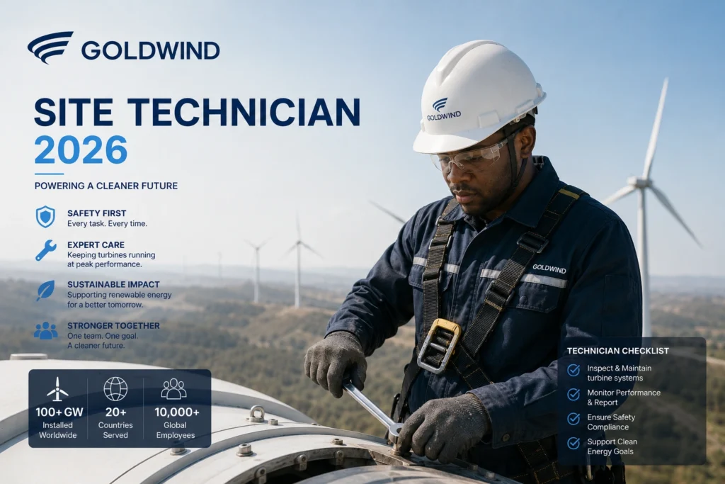 Goldwind Site Technician 2026