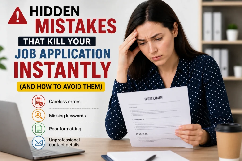 Hidden Mistakes That Kill Your Job Application