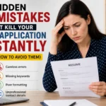 Hidden Mistakes That Kill Your Job Application