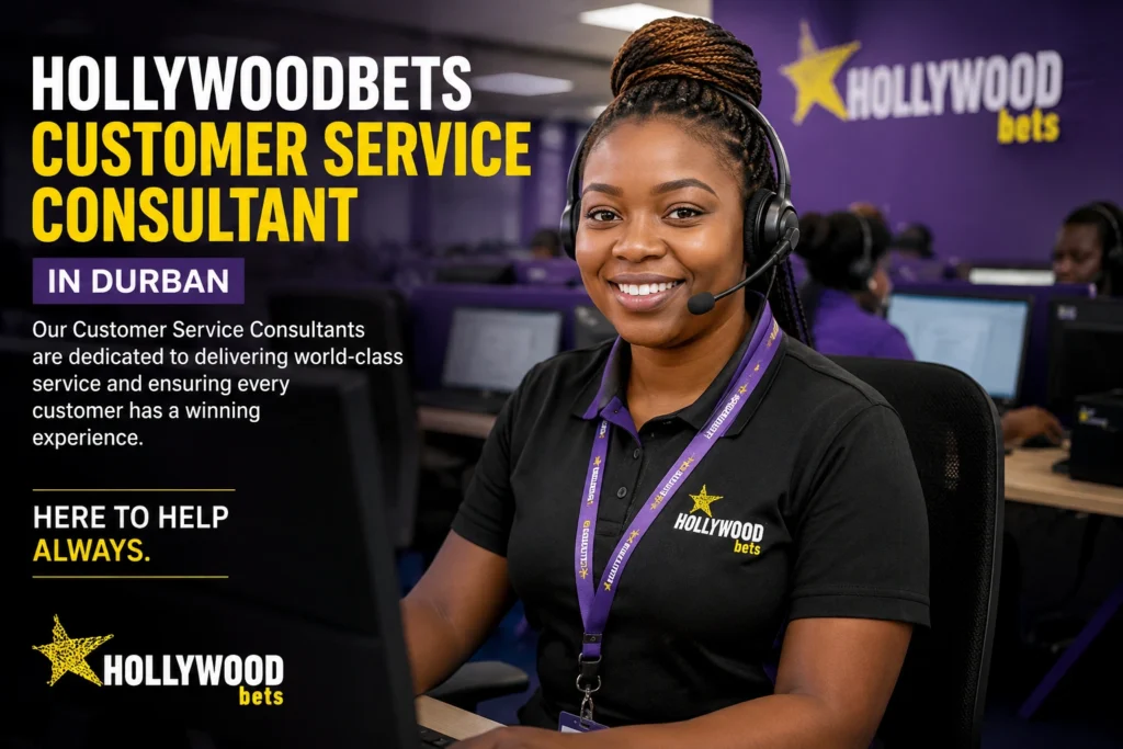 Hollywoodbets Customer Service Consultant Hollywoodbets Customer Service Consultant