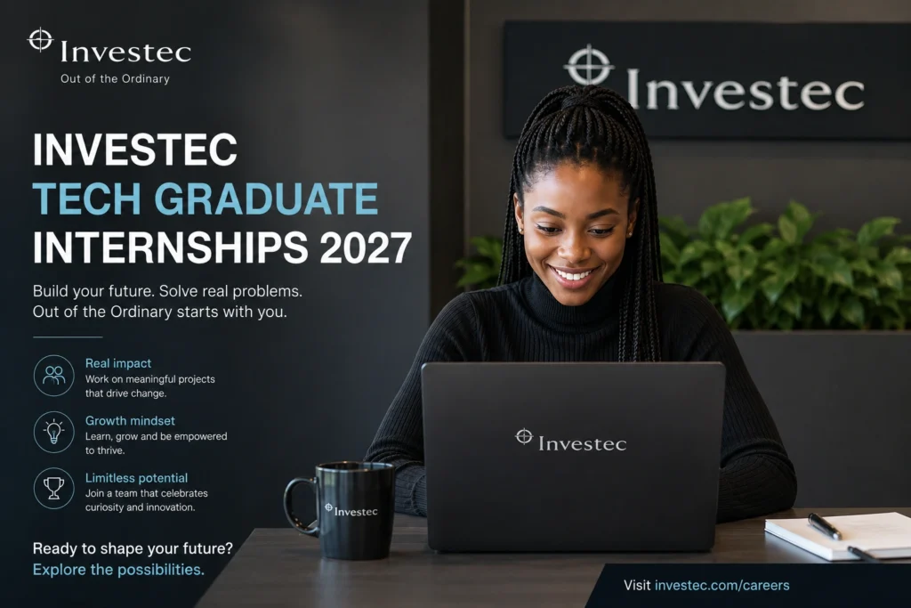 Investec Tech Graduate Internships 2027