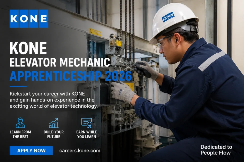 KONE Elevator Mechanic Apprenticeship 2 KONE Elevator Mechanic Apprenticeship