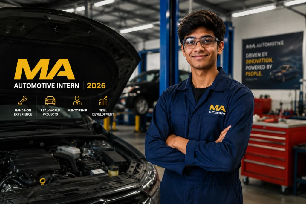 MA Automotive Intern 2026 MA Automotive Intern 2026
